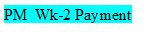 PM Wk-2 Payment