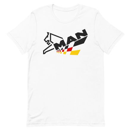 Unisex Staple T-Shirt | MAN Trucks Tribute Checked Germany Flag 