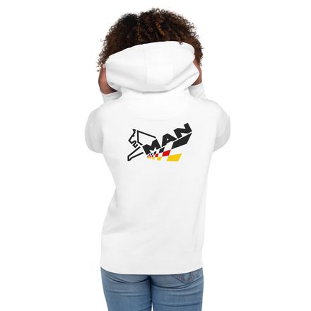 Unisex Premium Hoodie | MAN Trucks Tribute Checked Germany Flag 