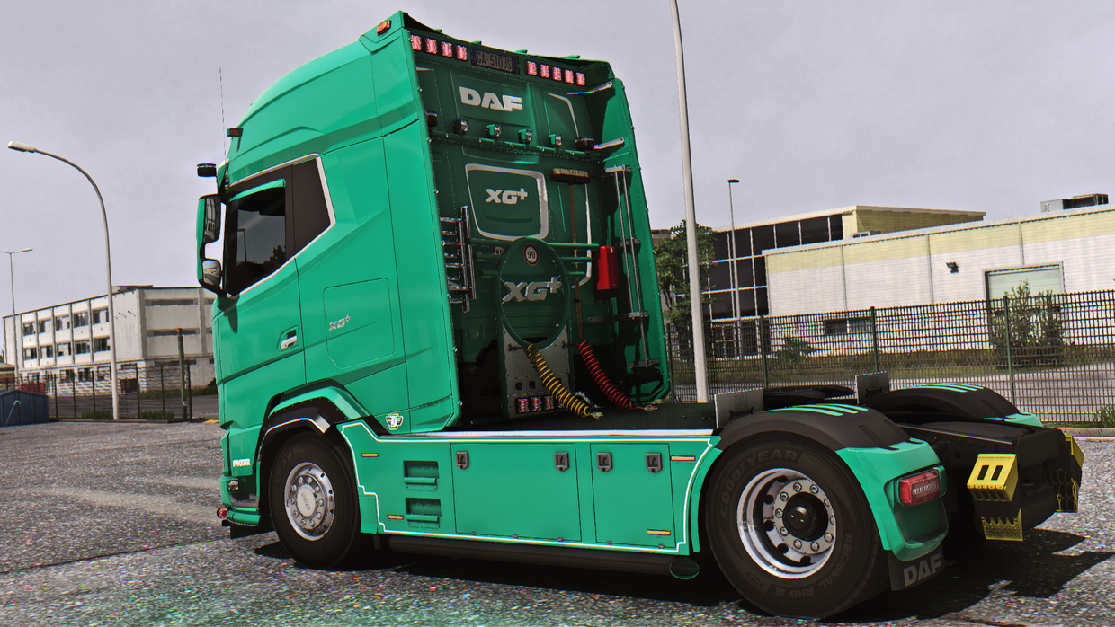  ets2 addon daf xg xf series sideskirts pack