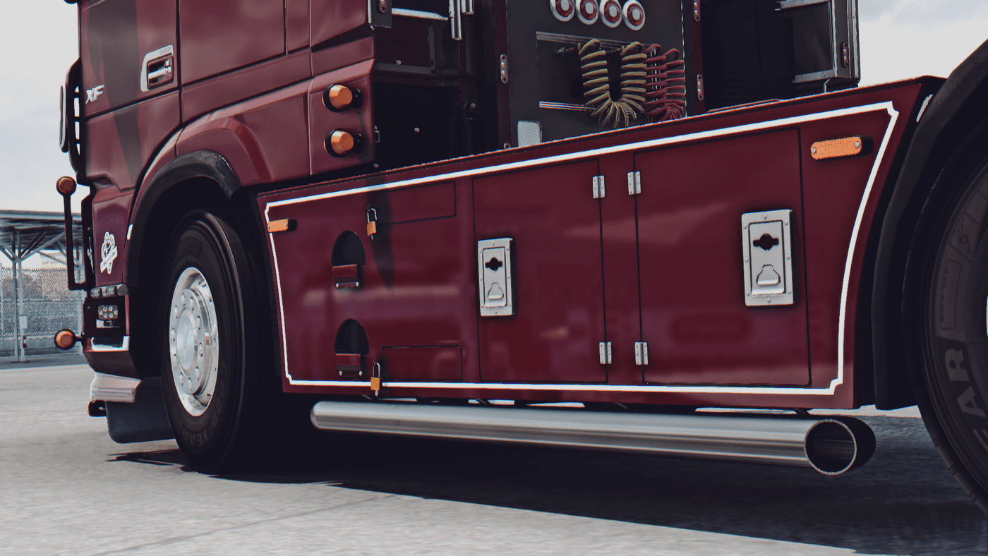[ETS2 Mod] DAF XG+ Front Tuning Pack by Alang7 | Custom ETS2 Accessories