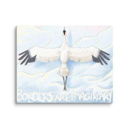 Borders are Imaginary - Canvas