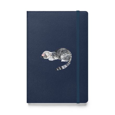 Weird Cat Nap (Tabby) - Notebook
