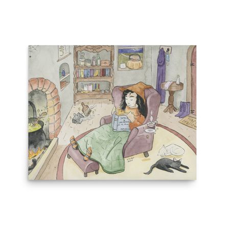 Stay Home Witch - Print Large