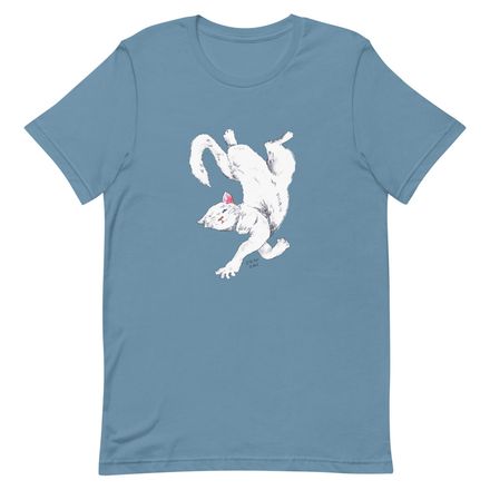 Weird Cat Nap (White) - T-Shirt
