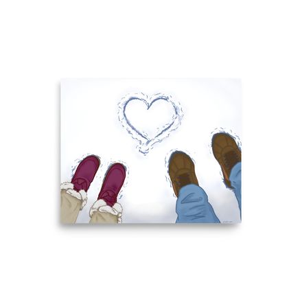 Snow Heart - Print