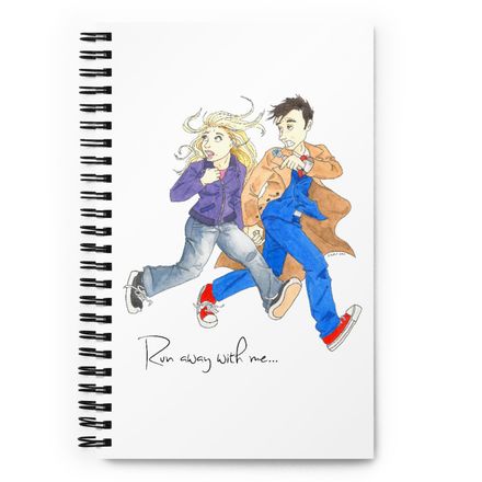 Run Away With Me (Doctor Who) - Spiral Notebook