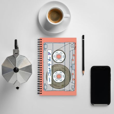 Mix Tape - Spiral Notebook