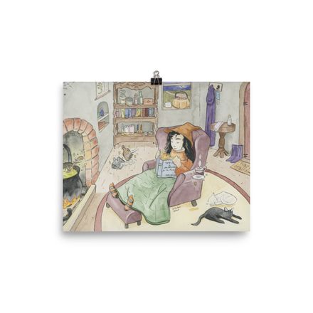 Stay Home Witch - Print
