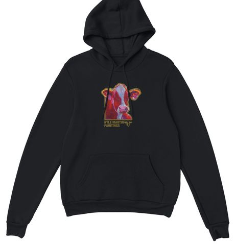 Cow Hoodie - Black