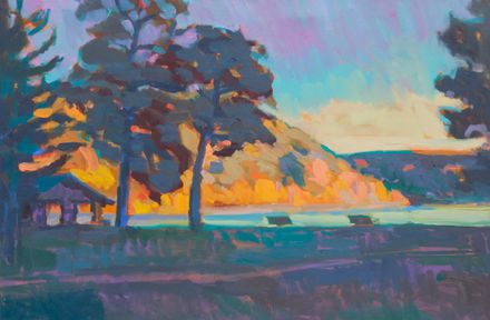 November Golden Hour at Devil's Lake