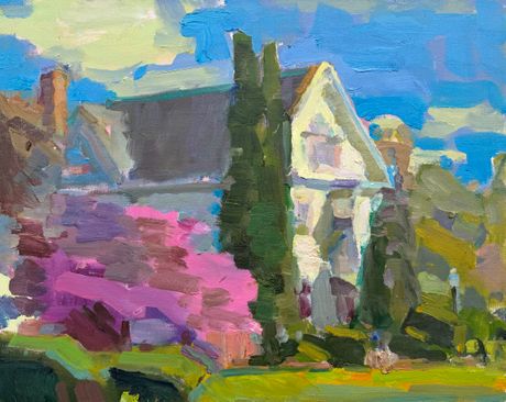 White House in Spring