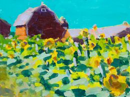 July at the Sunflower Farm