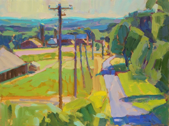 Mile Road 12x16"