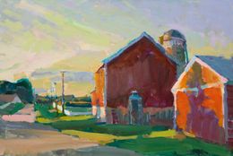 Golden Hour at the Golf Course Road Farm