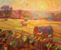 June Hayfield Sunset