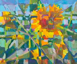 Sunflower Magic After the Car Crash