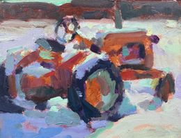 Holiday Box #5 Snowy Tractor