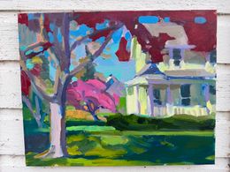 Spring by the Yellow Gazebo House