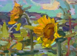 Sunflower En Plein Air