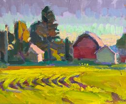 Evening Light on the Corn Field