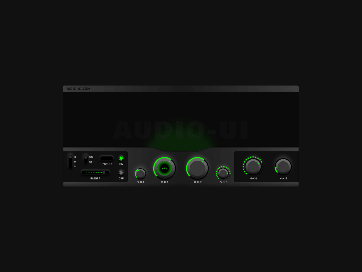 Premium Audio UI Toolkit for VST Developers | Modern Interface Design Kit