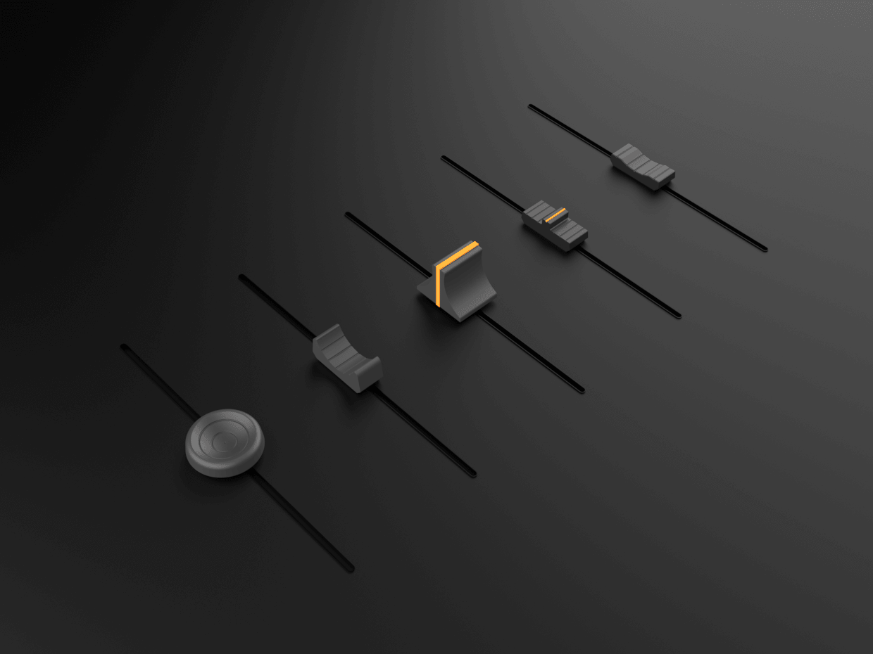 Plastic Slider Bundle | Unique Shapes, 5 Types & 3 Colors
