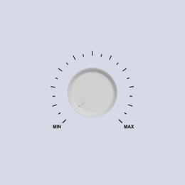 Light Gray Volume controller-knob-91