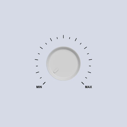 Light Gray Volume controller-knob-91