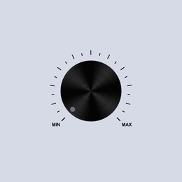 Black Anisotropy UI Knob - 103