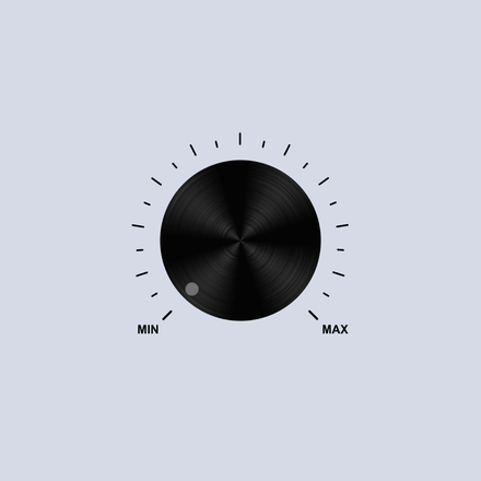 Black Anisotropy UI Knob - 103