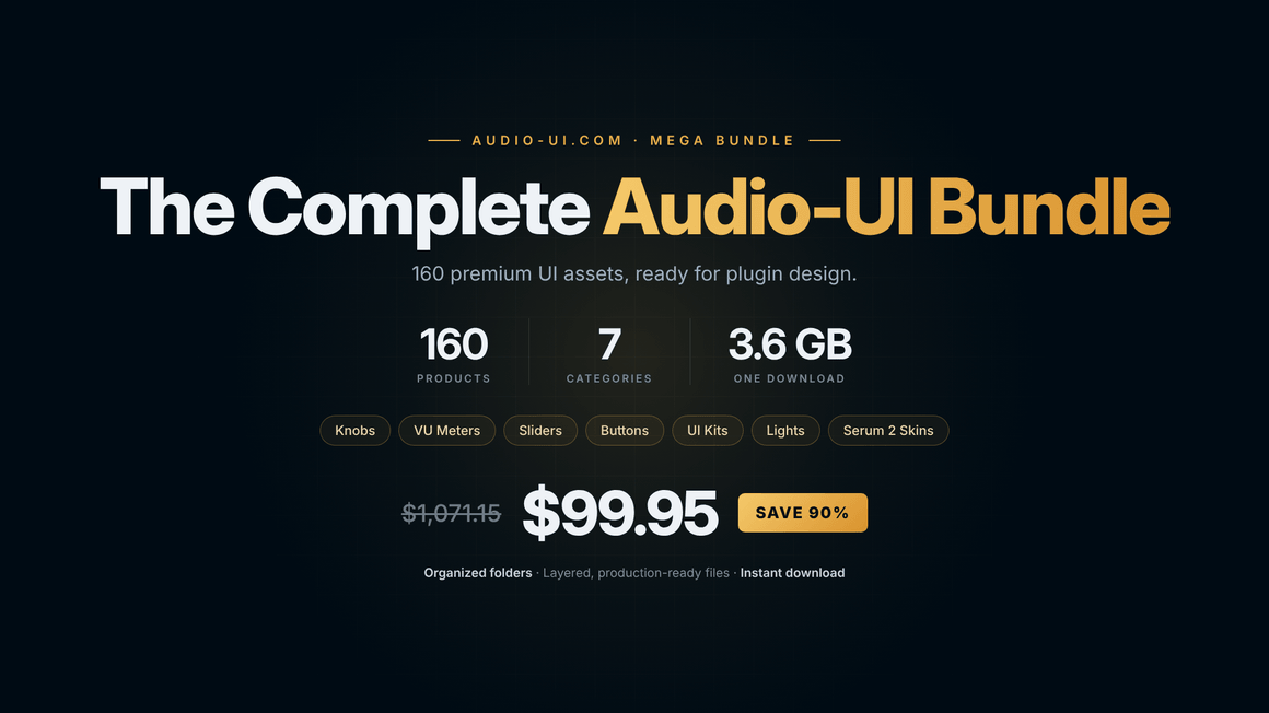 Audio-UI Mega Bundle – All 160 Products (3.6 GB)