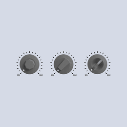 Gray Texture UI Knob-101