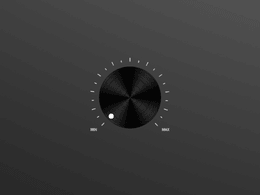 Black Anisotropy UI Knob - 103