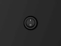 Black Plastic UI Button-05