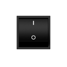 Black Plastic UI Button-03