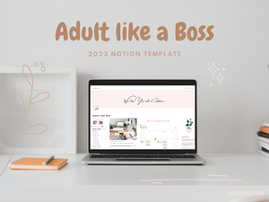 Adult Like a Boss | 2023 Notion Template