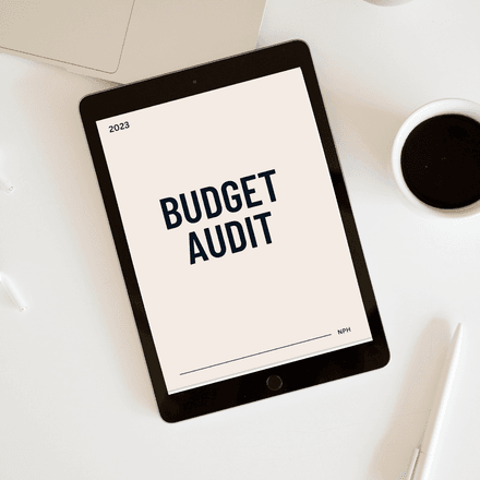 Budget Audit Template ( Pre-Order)