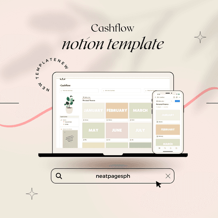 2023 Cashflow Notion Template ( Preorder)