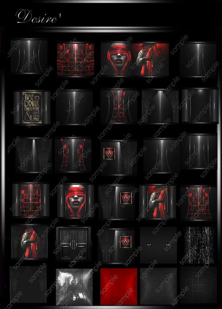 Desire" IMVU Room Textures Collection