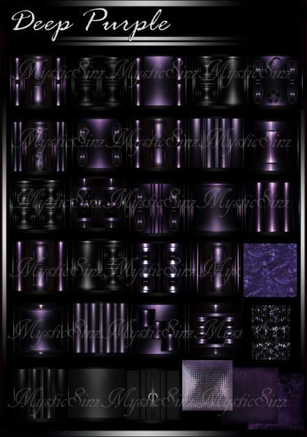 Deep Purple IMVU Room Textures Collection