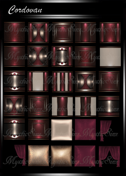 Cordovan IMVU Room Textures Collection
