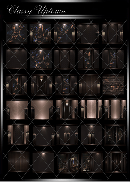 Classy Uptown IMVU Room Textures Collection