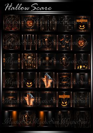 Hallow Scare IMVU Room Textures Collection