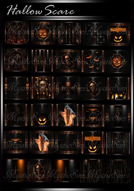 Hallow Scare IMVU Room Textures Collection