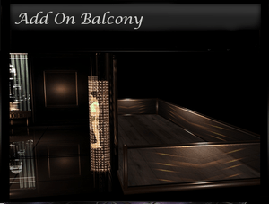 Add On Balcony IMVU Mesh