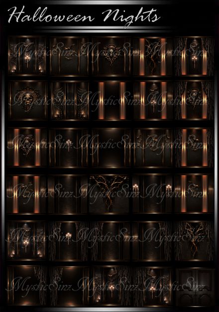 Halloween Nights IMVU Room Textures Collection