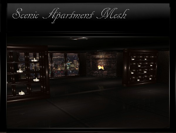 Scenic Apartment IMVU Room Mesh