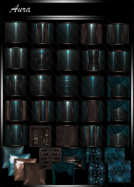 Aura IMVU Room Textures Collection