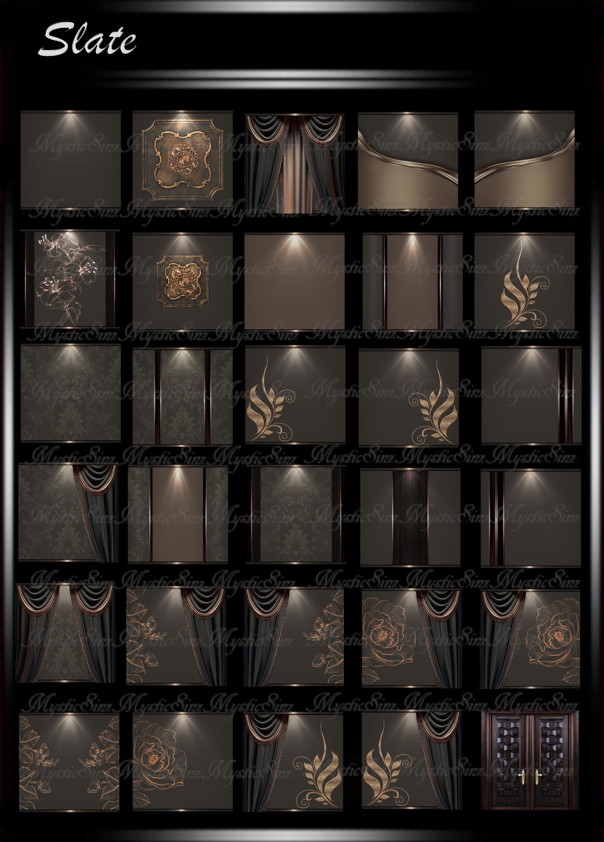 Slate IMVU Room Textures Collection